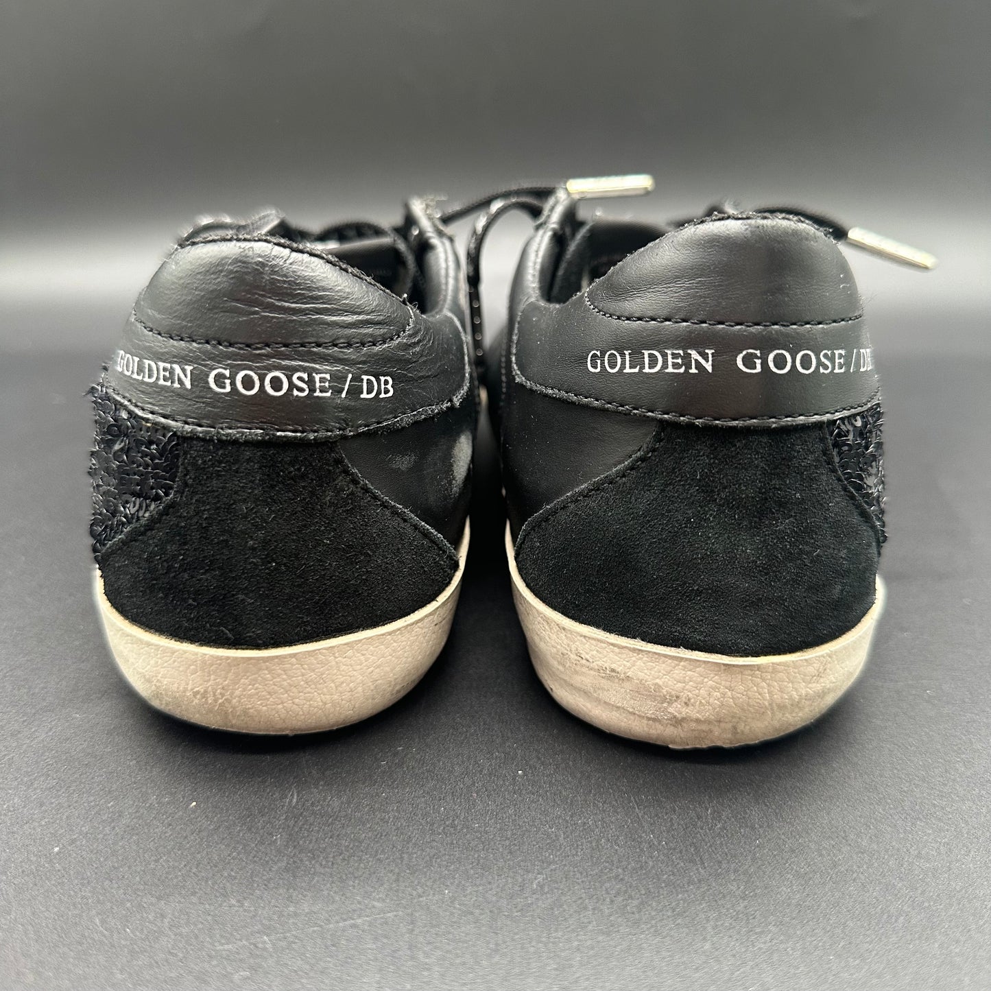 Golden Goose Superstar - Noir Paillettes J005