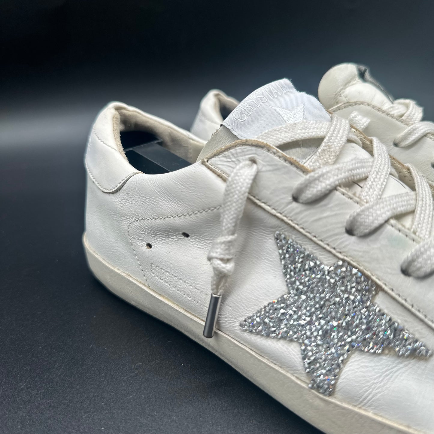 Golden Goose Superstar - Blanc Argent Paillettes C1287