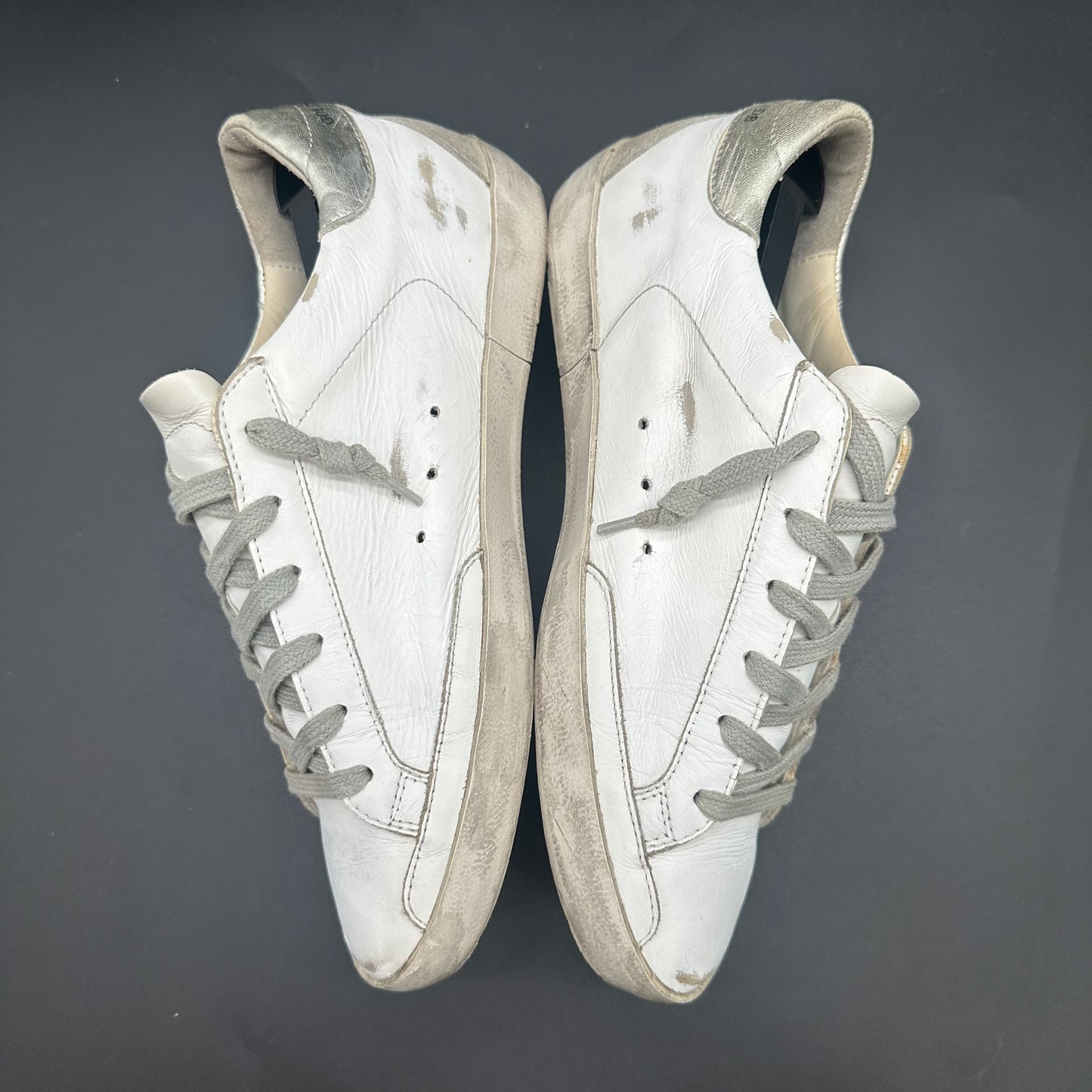 Golden Goose Superstar - Blanc Argent C1197