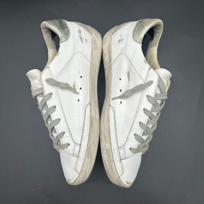 Golden Goose Superstar - Blanc Argent C1197