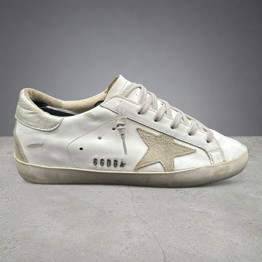 Golden Goose Superstar - Blanc Argent Beige C1261