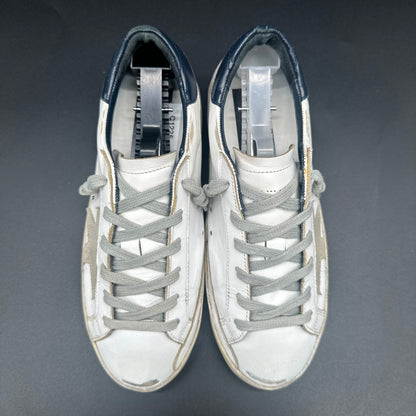 Golden Goose Superstar - Blanc Beige Bleu C1225