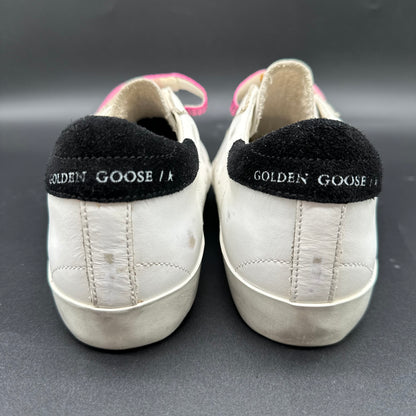Golden Goose Old-School - Blanc Noir Rose Paillettes C1309