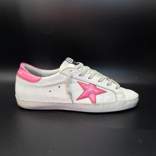 Golden Goose Superstar - Blanc/Rose ◾️