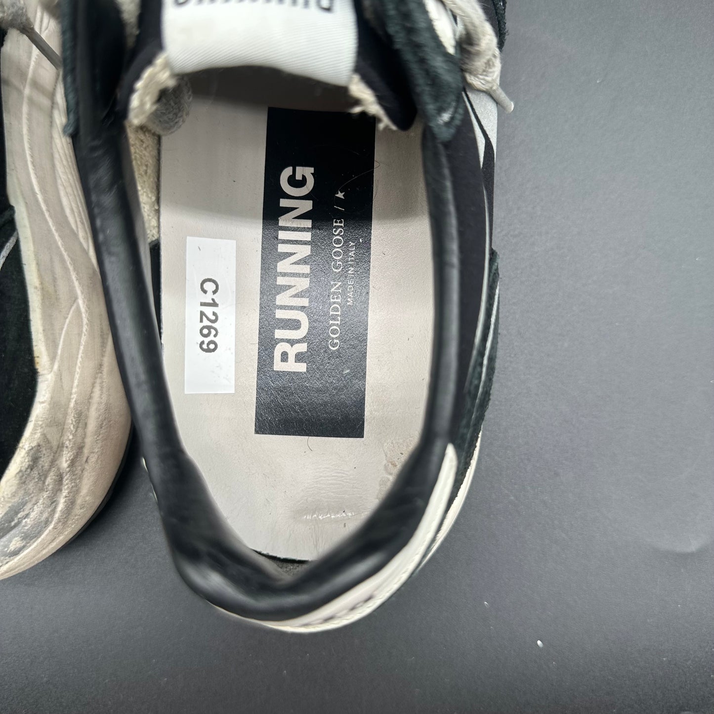 Golden Goose Running - Noir Gris Blanc C1269