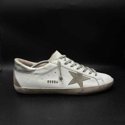 Golden Goose Superstar - Blanc Argent