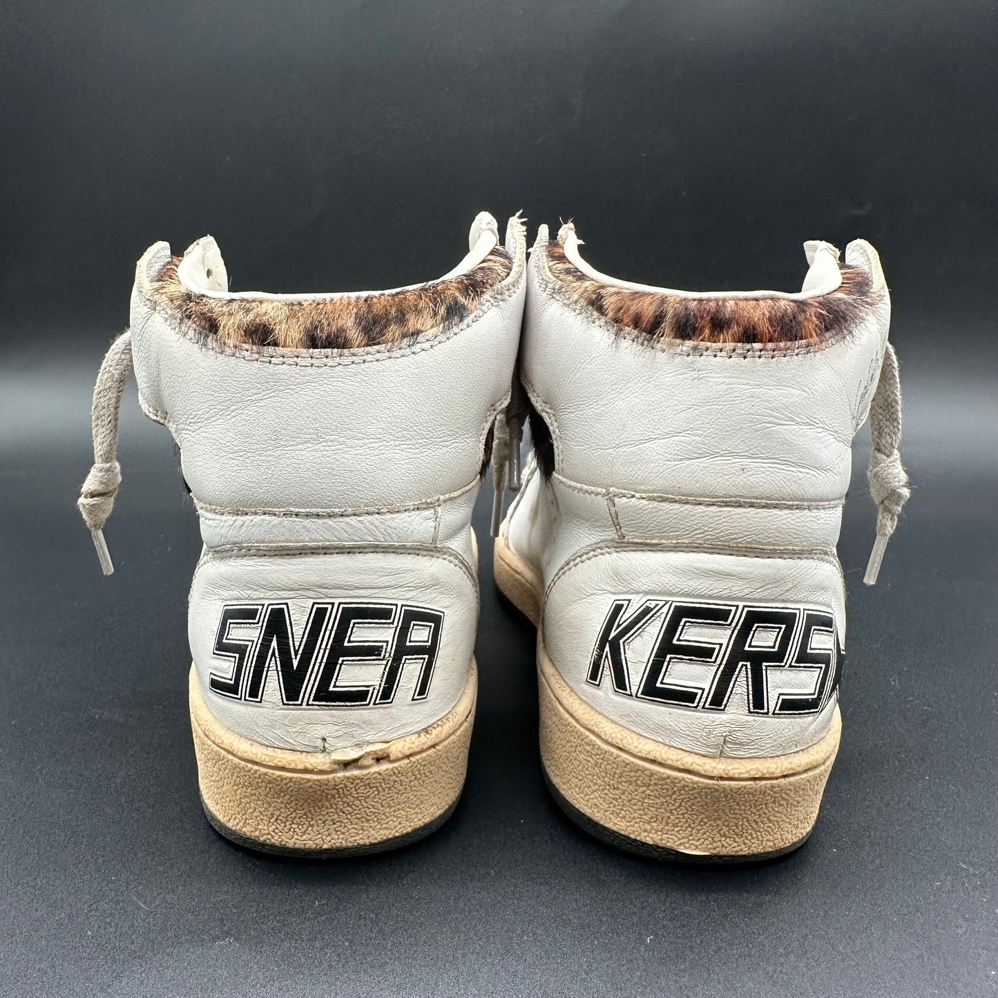Golden Goose Skystar - Blanc Léopard C1029