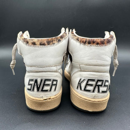 Golden Goose Skystar - Blanc Léopard C1029