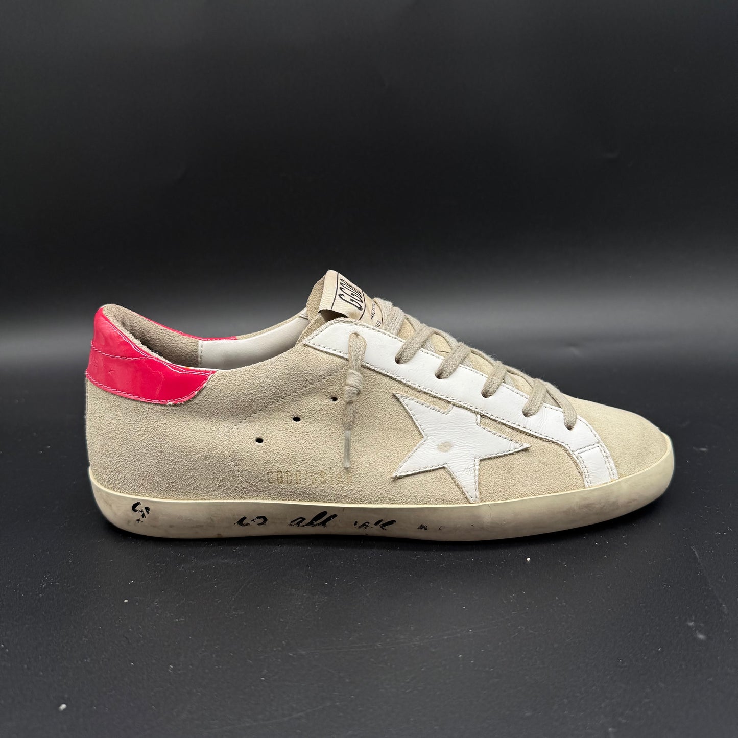 Golden Goose Superstar - Blanc Beige Fuschia C1336