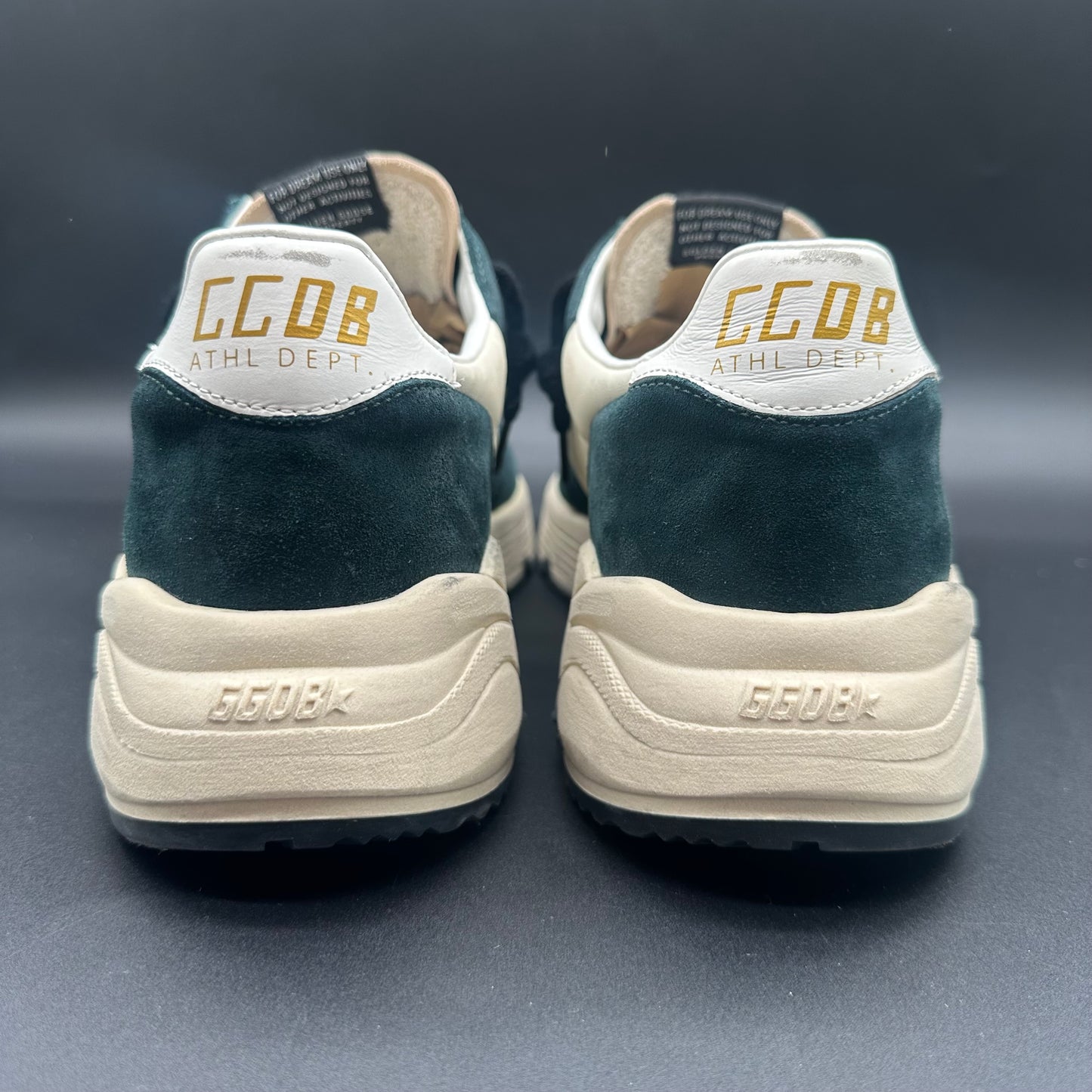 Golden Goose Running - Vert Blanc K28