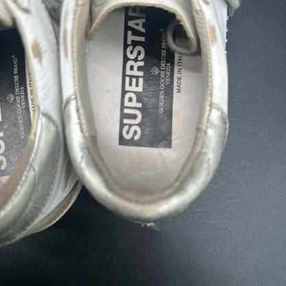 Golden Goose Superstar - Blanc Beige Argent C543