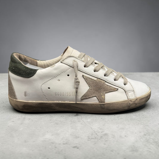 Golden Goose Superstar - Blanc Gris Vert Foncé C138
