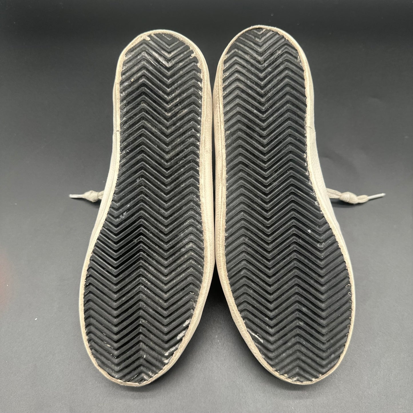 Golden Goose Superstar - Blanc Noir Or Paillettes P434