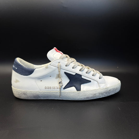 Golden Goose Superstar - Blanc/Bleu marine◼️
