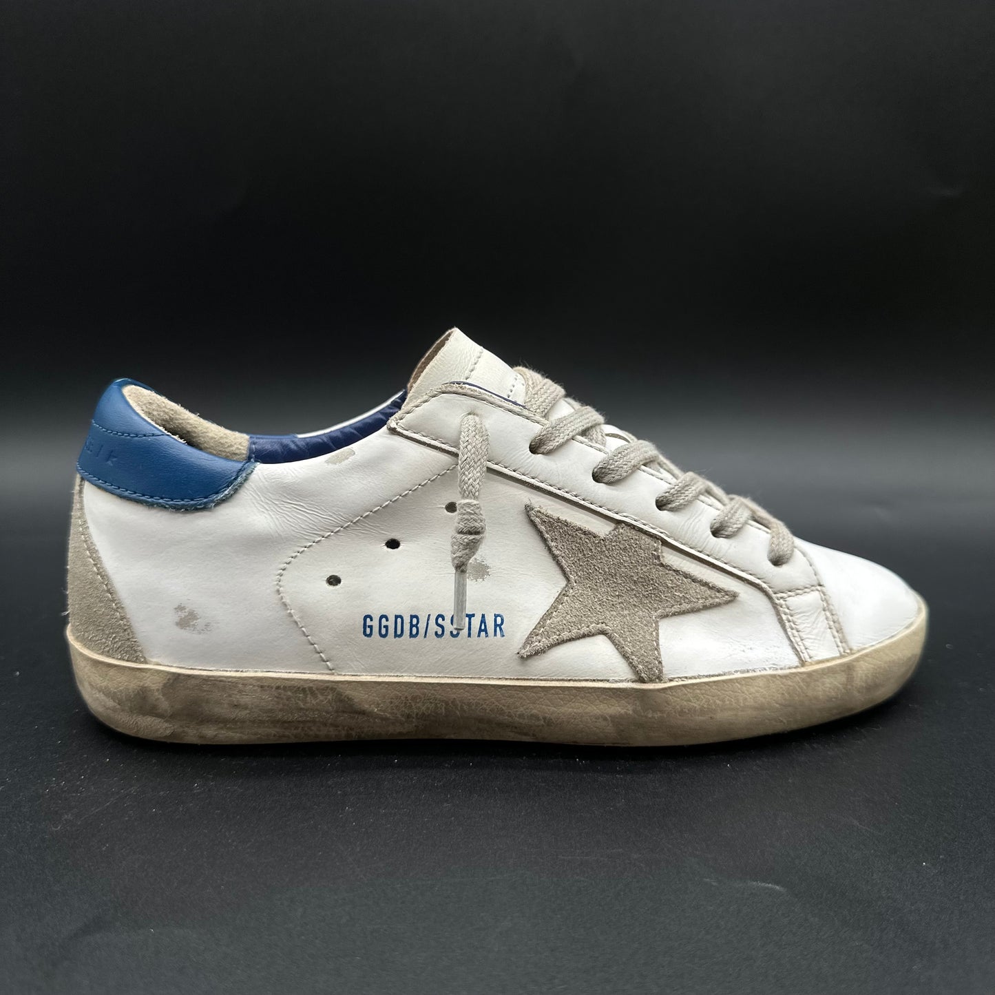 Golden Goose Superstar - Blanc Beige Bleu J035