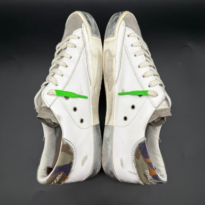 Philippe Model PRSX - Blanc Vert Kaki C1466