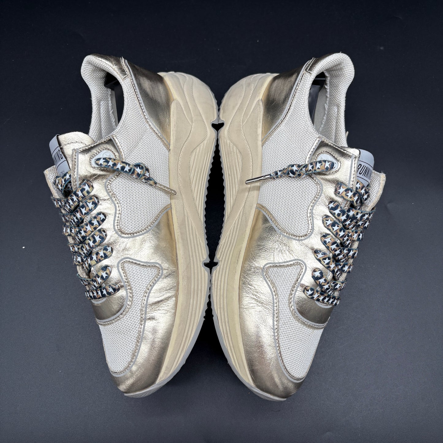 Golden Goose Running - Argent Rose Or K37