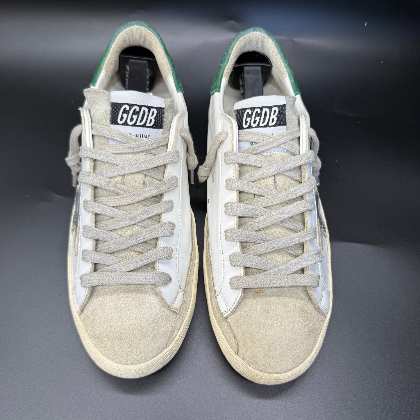 Golden Goose Superstar - Blanc/Gris/Vert ◼️