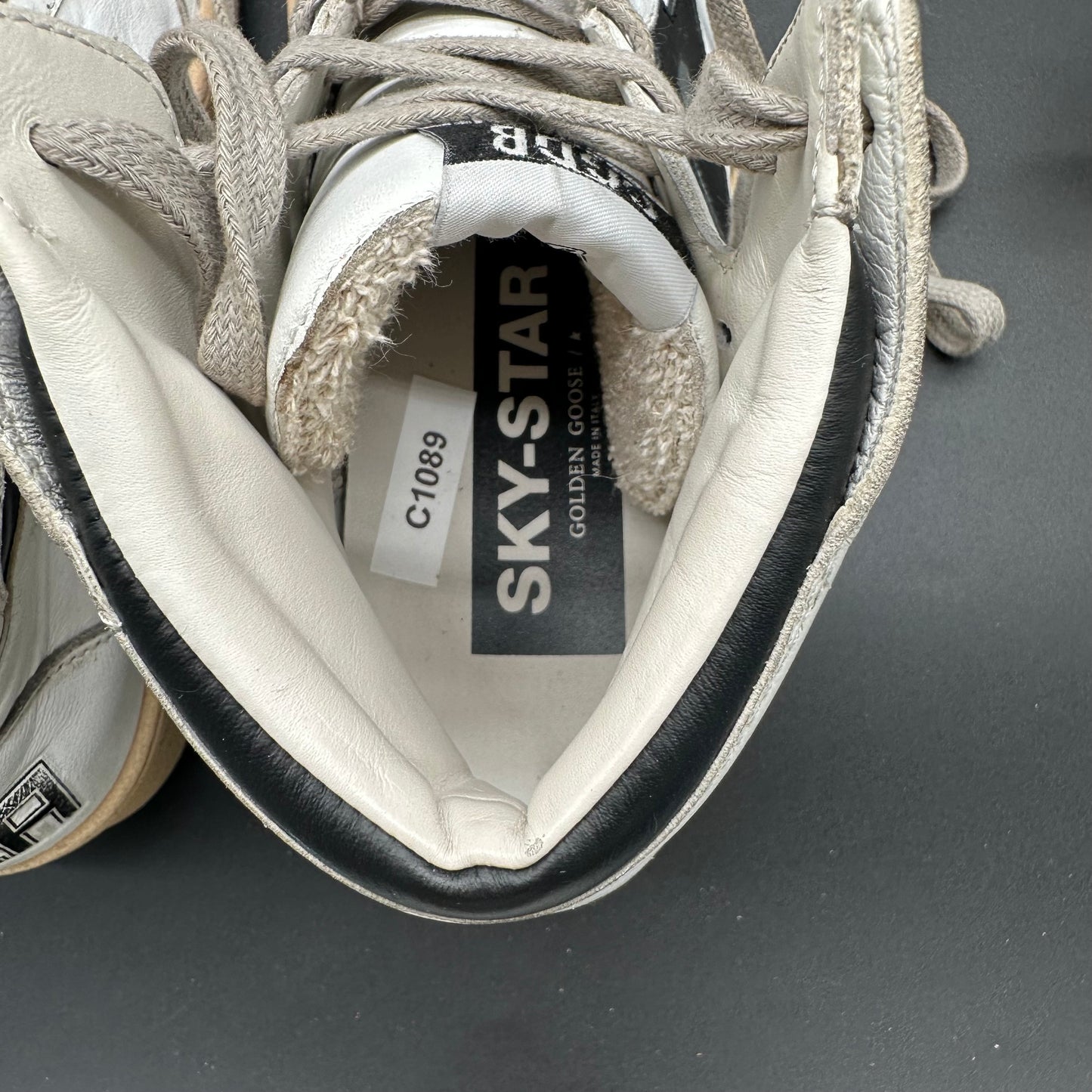 Golden Goose Skystar - Blanc Noir C1089