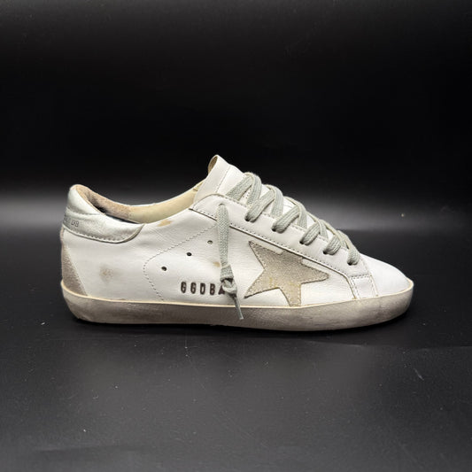 Golden Goose Superstar - Blanc/Argent ◾️