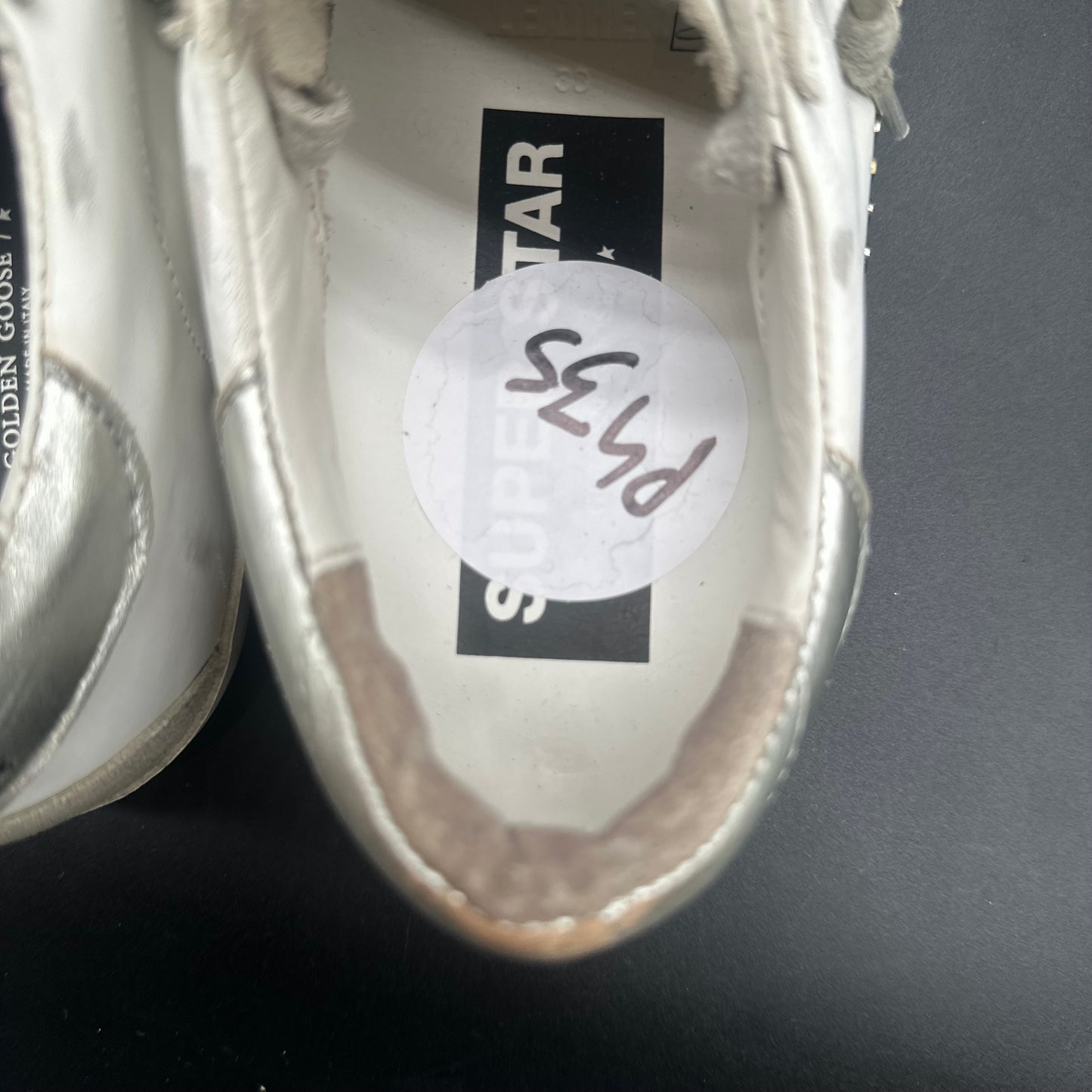 Golden Goose Superstar - Blanc Beige Argent P435