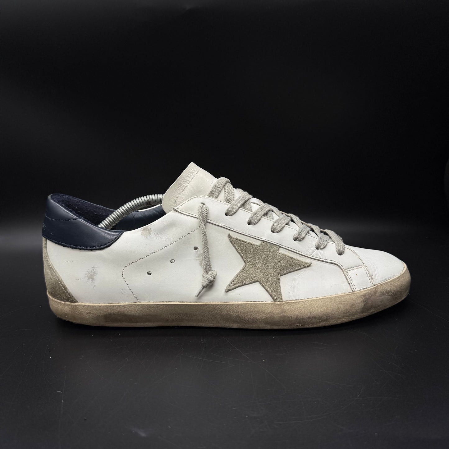 Golden Goose Superstar - Blanc Bleu Marine