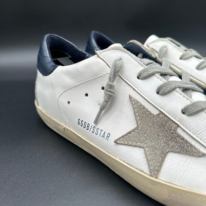 Golden Goose Superstar - Blanc Bleu Beige C1377