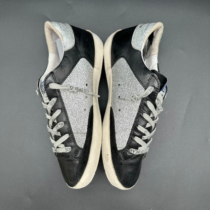 Golden Goose Superstar - Noir Argent Paillettes K49