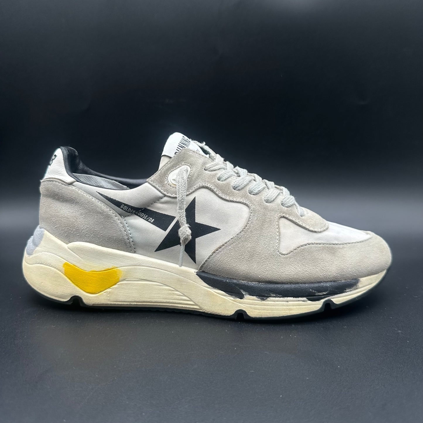 Golden Goose Running - Gris Noir Jaune J030