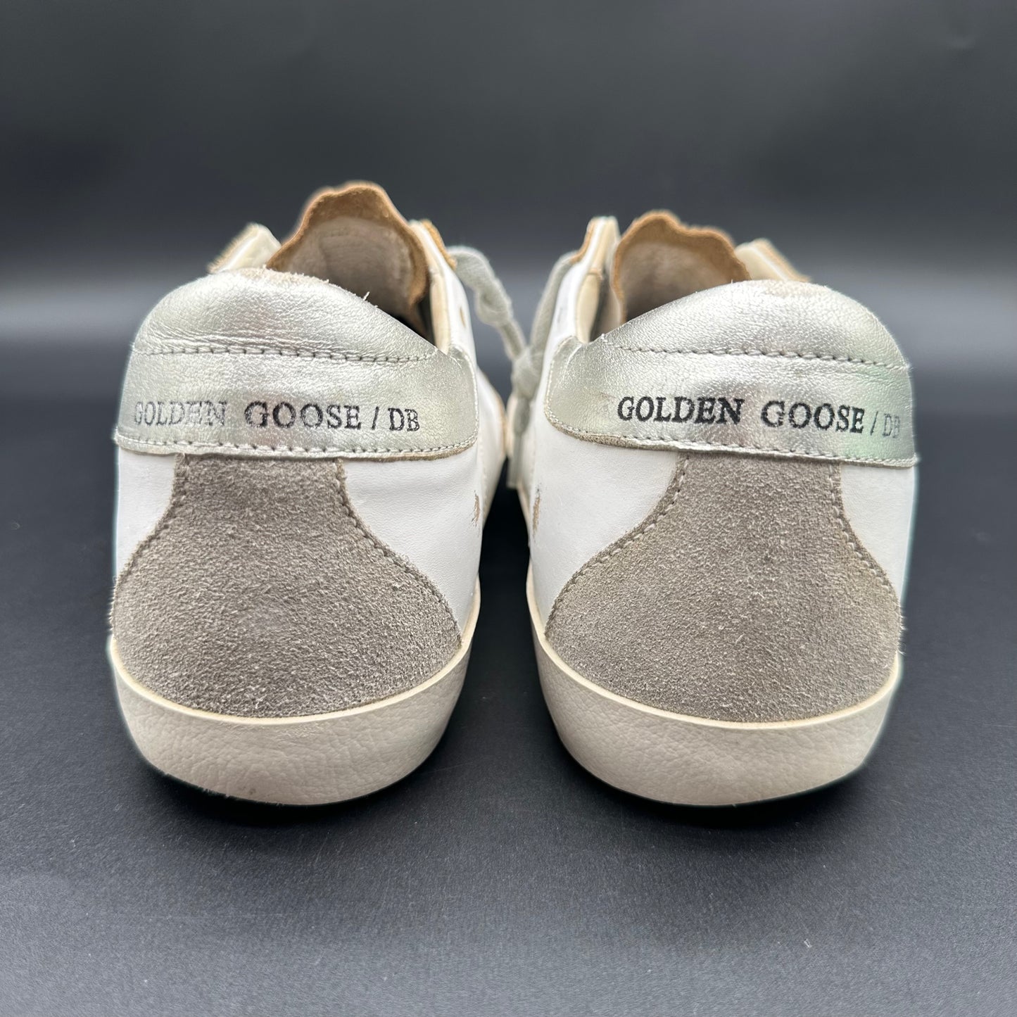 Golden Goose Superstar - Blanc Beige Argent C1389