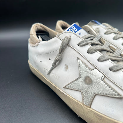 Golden Goose Superstar - Blanc Argent Beige C843