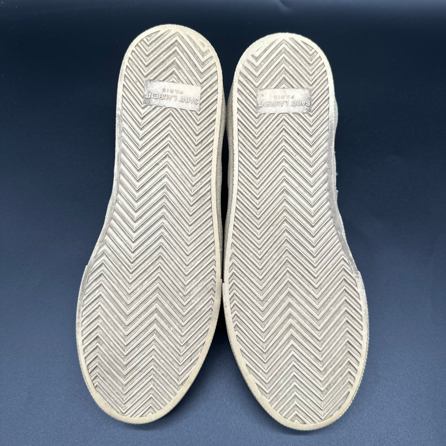 Saint Laurent Court - Blanc Noir Argent C1206