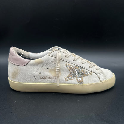 Golden Goose Superstar - Blanc Rose Paillettes C1359