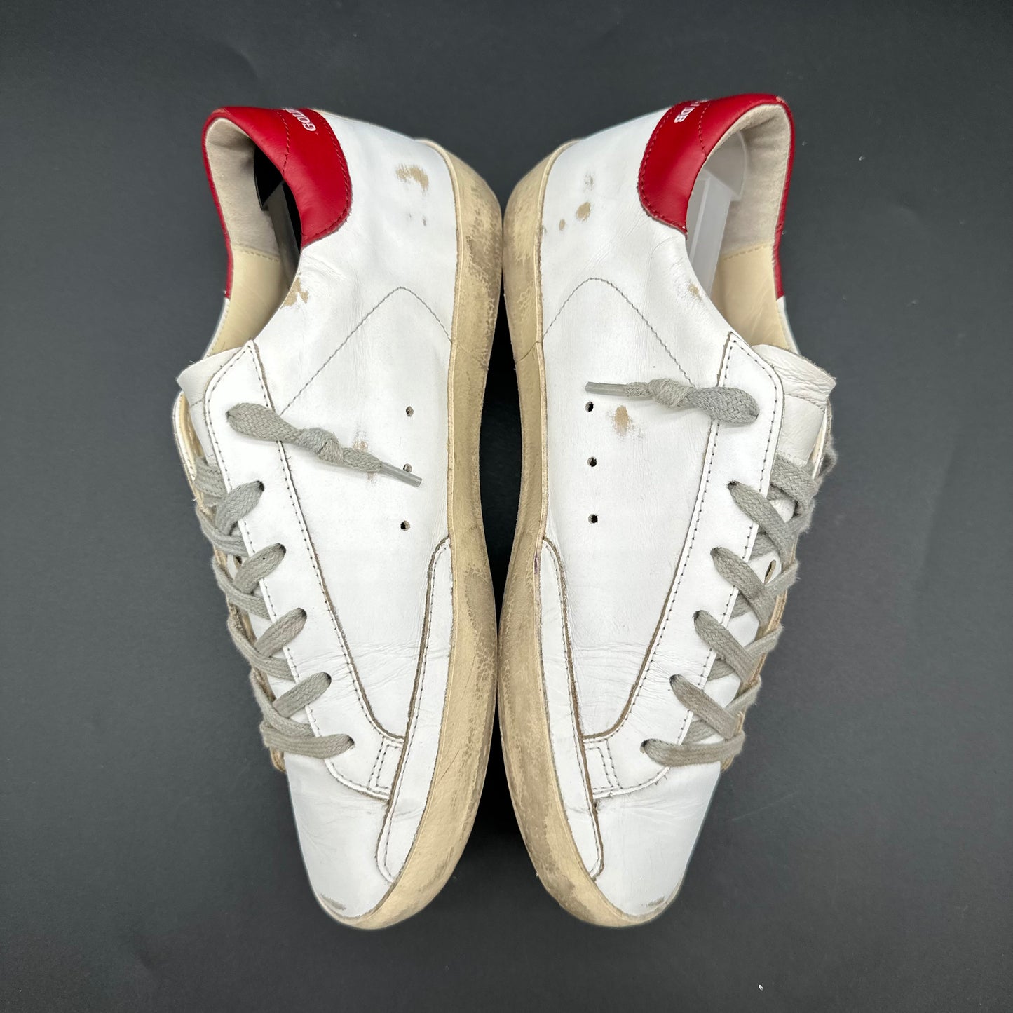 Golden Goose Superstar - Blanc Rouge Argent Paillettes C1455