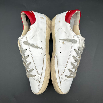 Golden Goose Superstar - Blanc Rouge Argent Paillettes C1455