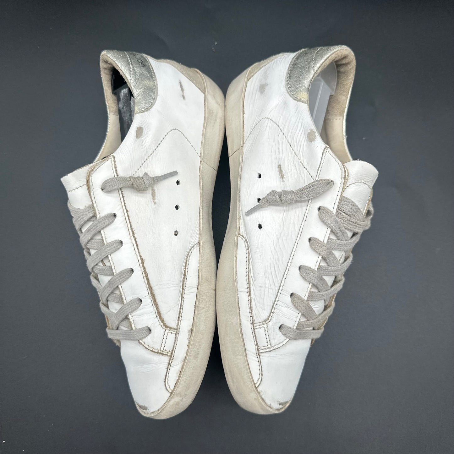 Golden Goose Superstar - Blanc Argent Beige C1261