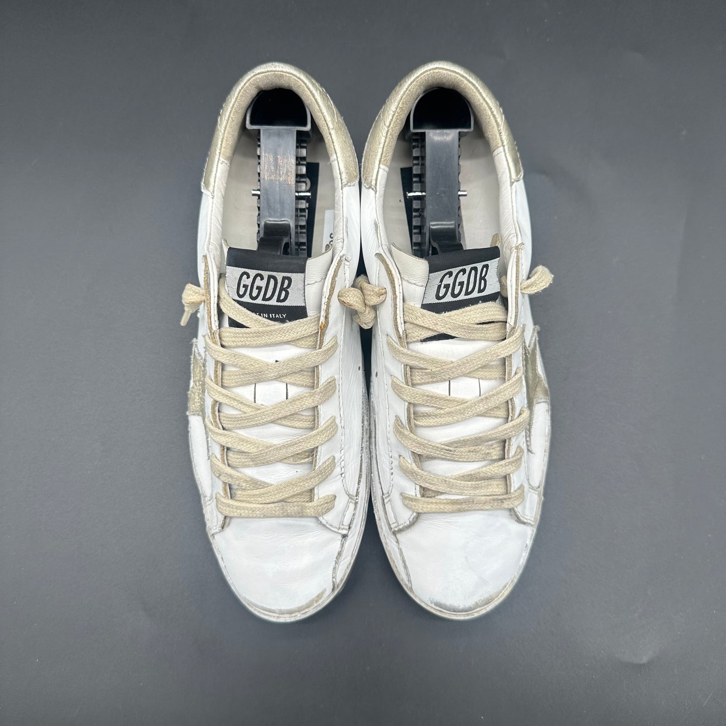 Golden Goose Superstar - Blanc Or J024