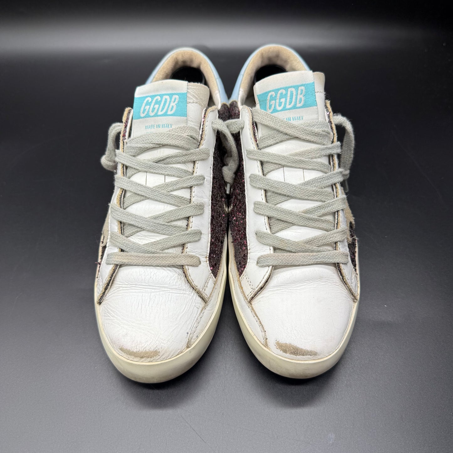 Golden Goose Superstar - Bordeaux Bleu Ciel