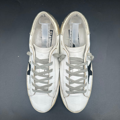Golden Goose Superstar - Blanc Noir Or C1282