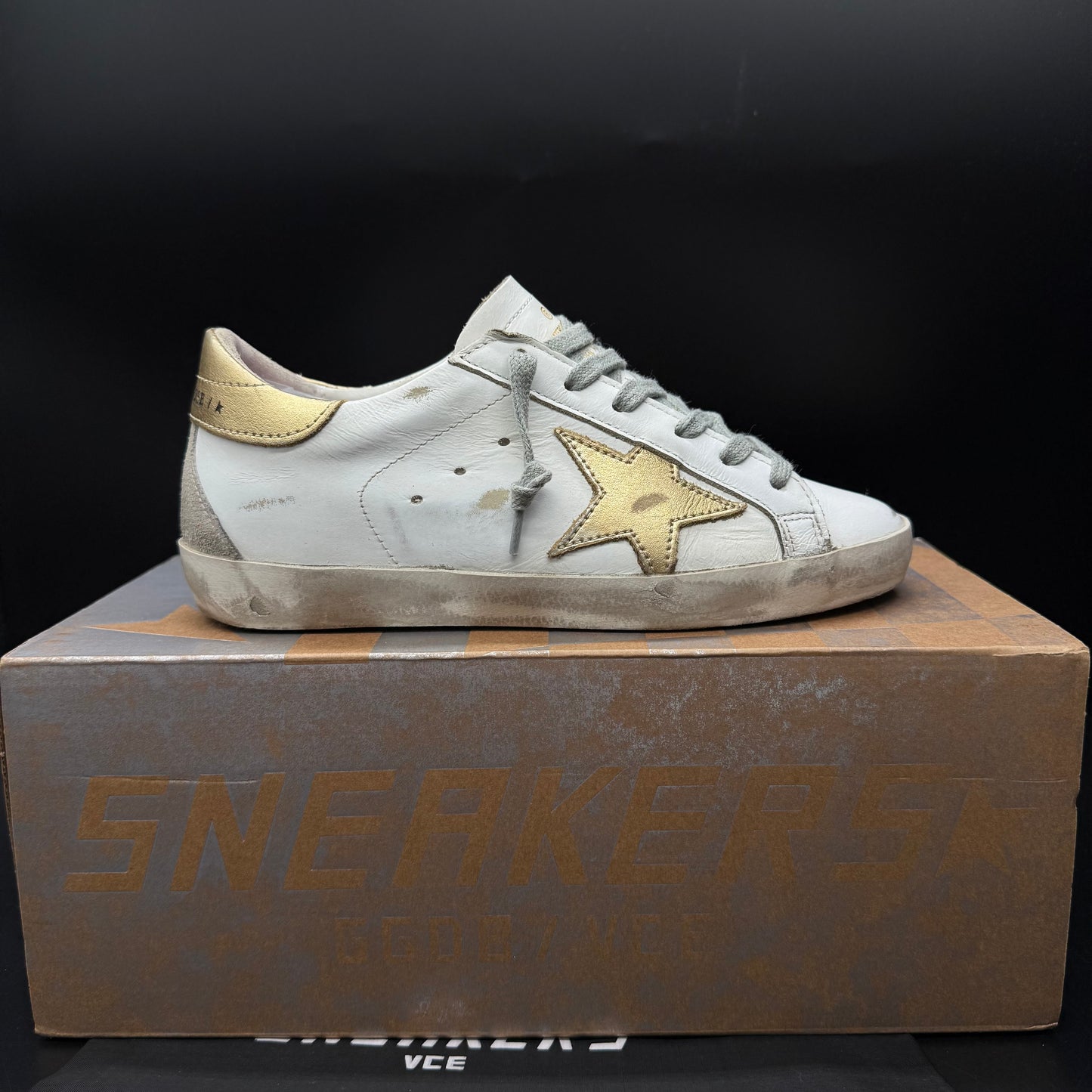 Golden Goose Superstar - Blanc Or
