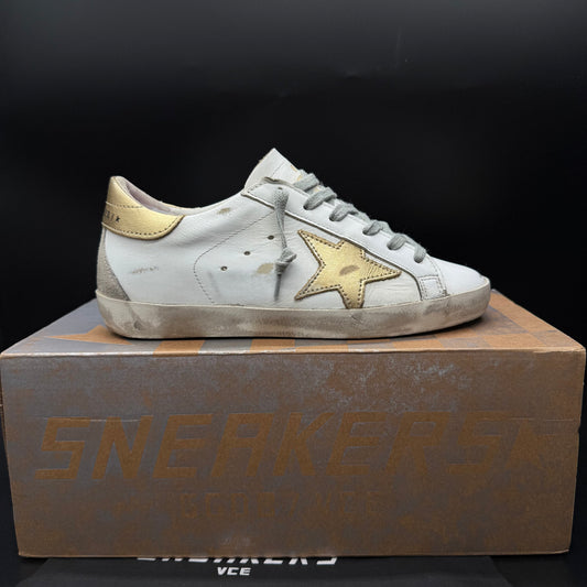 Golden Goose Superstar - Blanc Or