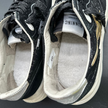 Golden Goose Running - Noir Argent Or K50