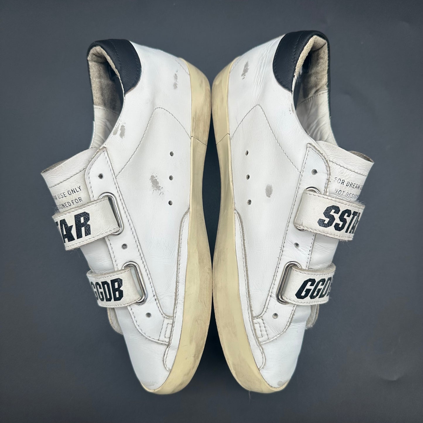 Golden Goose Old-School - Blanc Noir Beige C1295