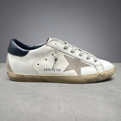 Golden Goose Superstar - Blanc Beige Bleu C1394