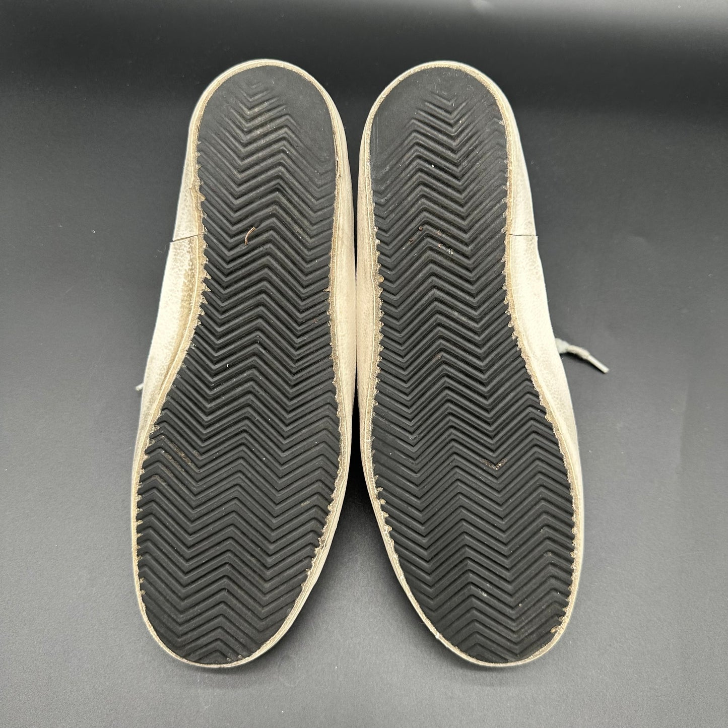 Golden Goose Superstar - Blanc Beige Argent C1271