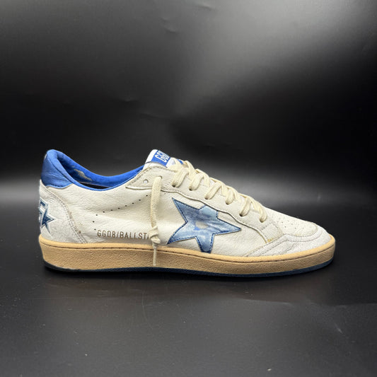 Golden Goose Ballstar - Blanc/Bleu  ◼️