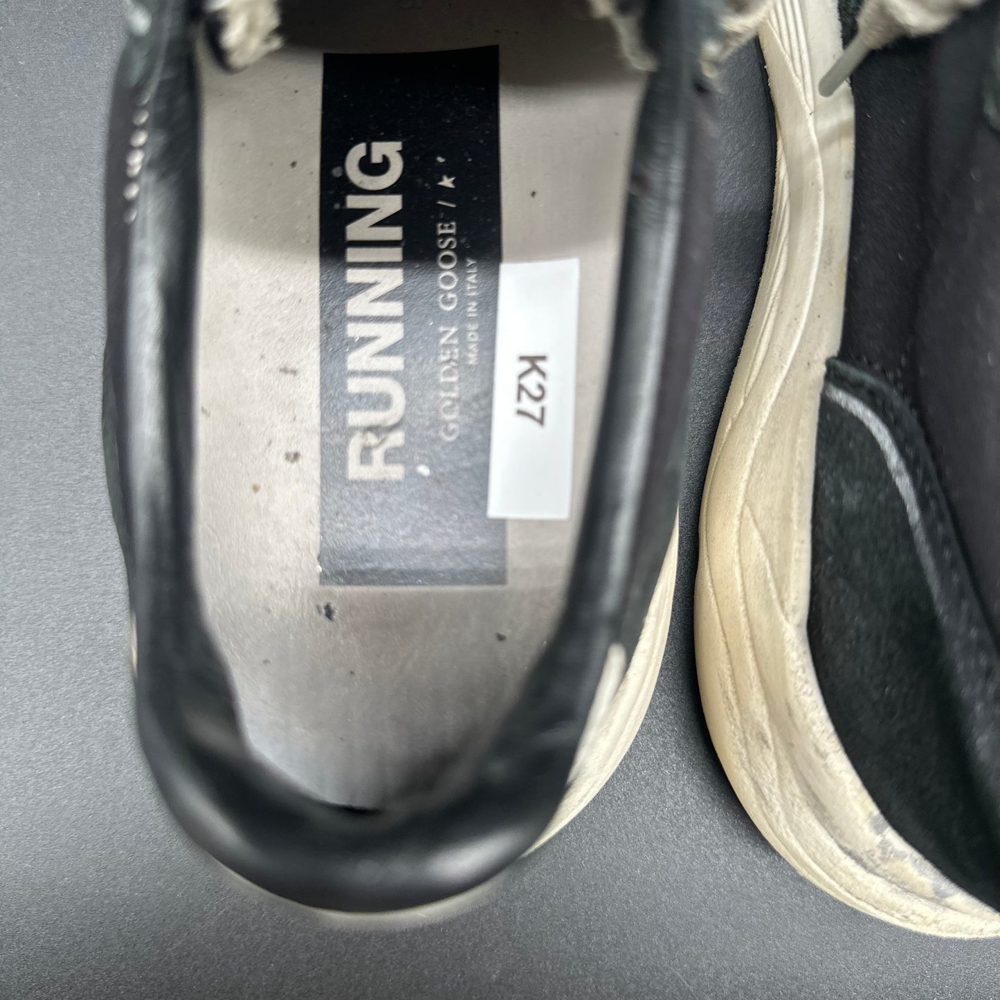 Golden Goose Running - Noir Blanc K27