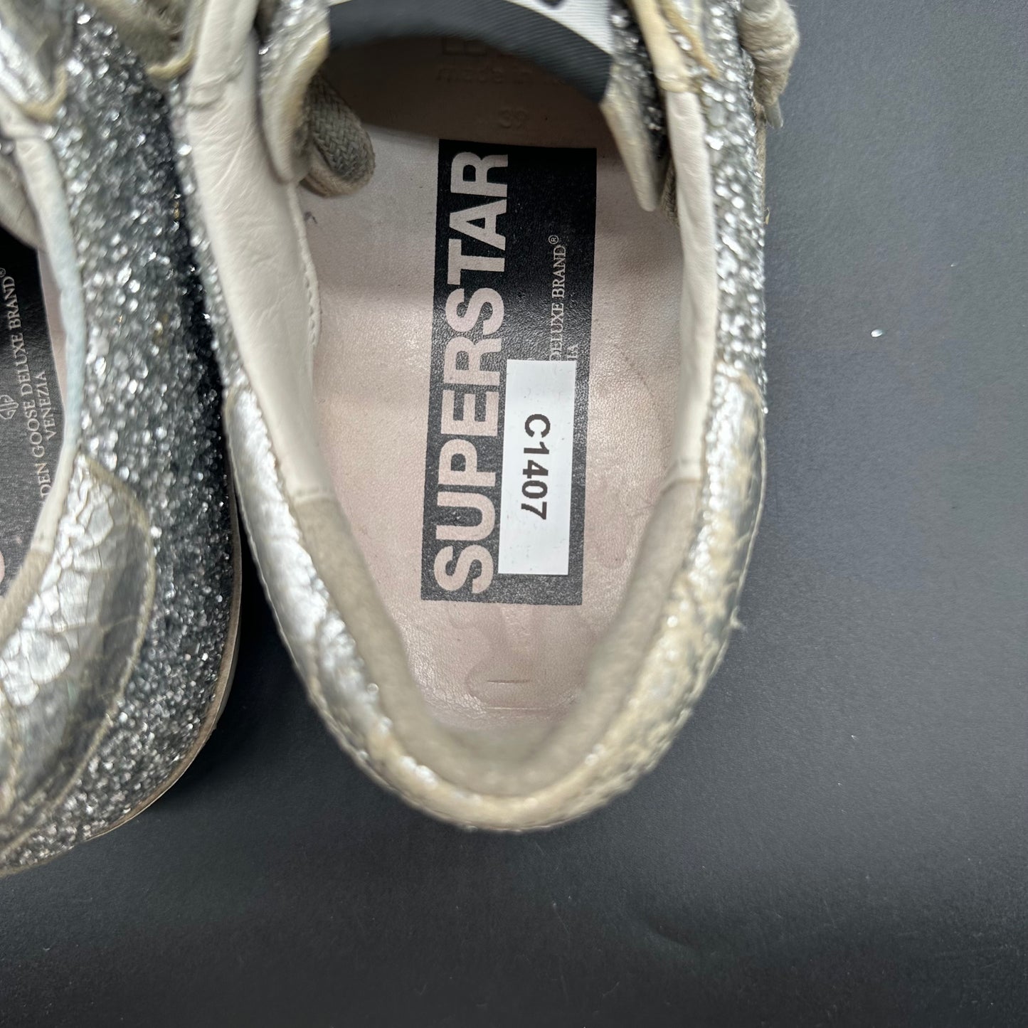 Golden Goose Superstar - Argent Paillettes C1407