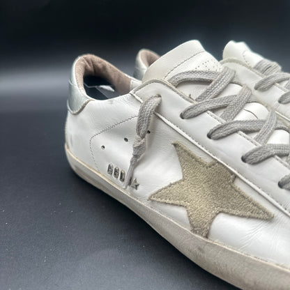 Golden Goose Superstar - Blanc Beige Argent P435