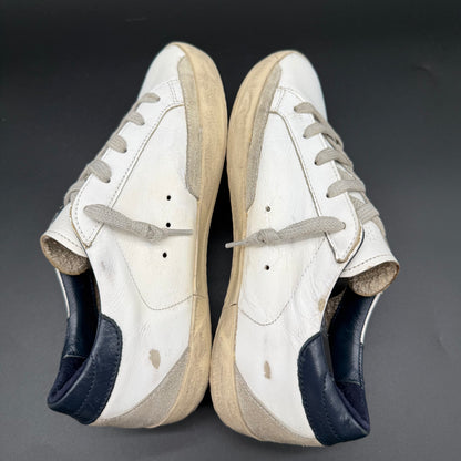 Golden Goose Superstar - Blanc Bleu Marine C1088
